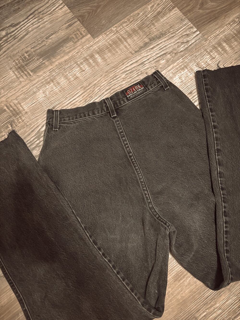 vintage 26" black ozark bareback jean